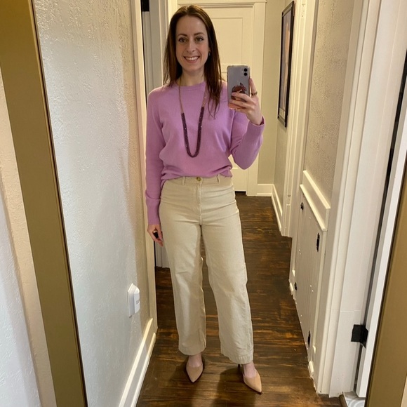 Everlane, Corduroy, Wide Leg Pant in Toasted Coconut! - Picture 10 of 10